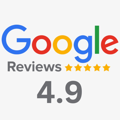 Google reviews 4.9 stars